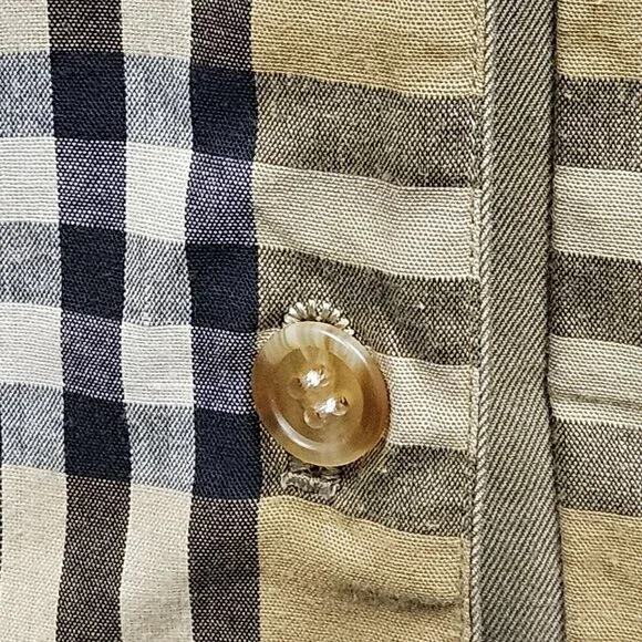 Burberry's Single-Breasted Straight Silhouette Vintage Trench Coat Men S Women M - Picture 11 of 11